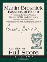 Passions of Bloom SATB Vocal Score cover